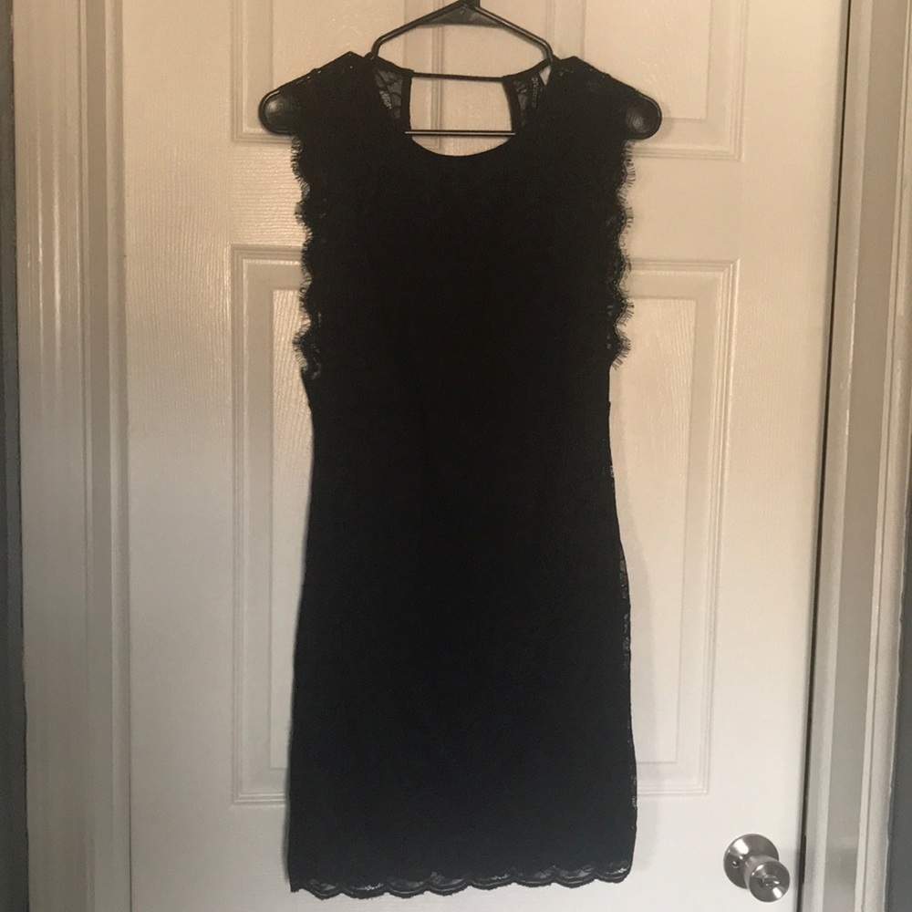 Black lace mini dress - 6 - Divided